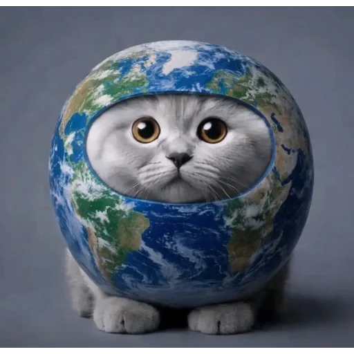 🐱 Стикер «Круглые коты» для Telegram