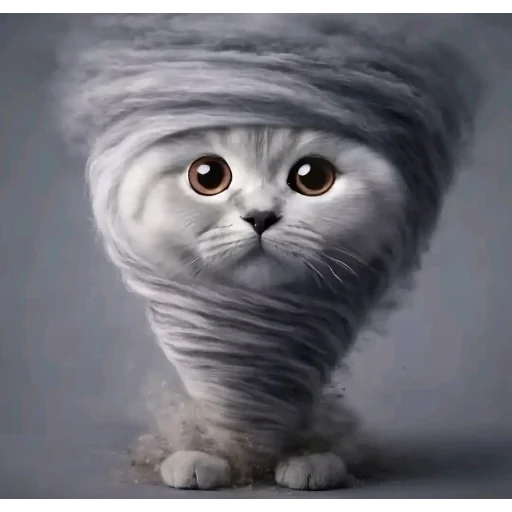 🐱 Стикер «Круглые коты» для Telegram