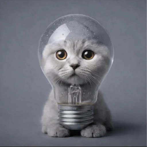 🐱 Стикер «Круглые коты» для Telegram