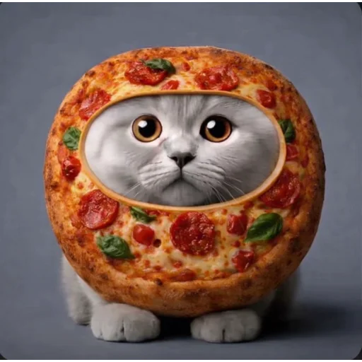 🐱 Стикер «Круглые коты» для Telegram
