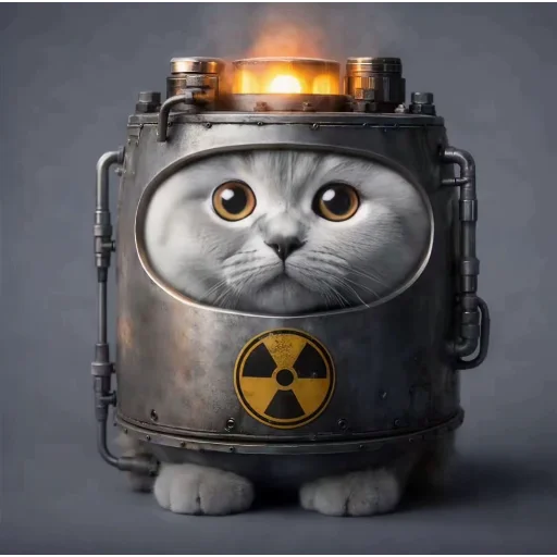 🐱 Стикер «Круглые коты» для Telegram