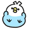 Стикер 24 Rounded Colorful Bird