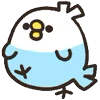 Стикер 44 Rounded Colorful Bird
