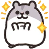 Стикер 16 Rounded Hamster