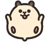 Стикер 5 Rounded Hamster