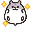 Стикер 30 Rounded Hamster