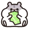 Стикер 19 Rounded Hamster