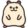 Стикер 29 Rounded Hamster