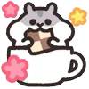 Стикер 34 Rounded Hamster