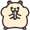 Стикер 18 Rounded Hamster