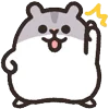 Стикер 6 Rounded Hamster