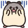 Стикер 23 Rounded Hamster