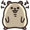 Стикер 25 Rounded Hamster