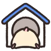 Стикер 39 Rounded Hamster
