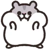 Стикер 2 Rounded Hamster