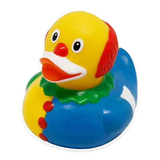 🤡 Стикер «Резиновая уточка вместо слов» для Telegram