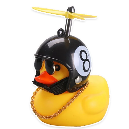 🚁 Стикер «Резиновая уточка вместо слов» для Telegram