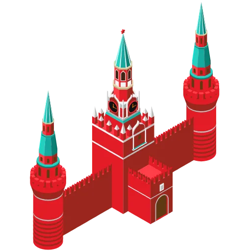Стикер 21 Патриотичные эмодзи и буквы ко Дню России