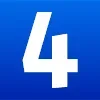 Стикер 55 Шрифт российской телевизионной компании ВГТРК