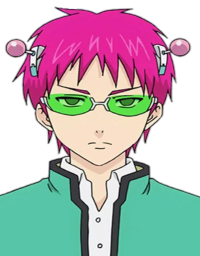 😐 Стикер «Saiki KusuOH~» для Telegram