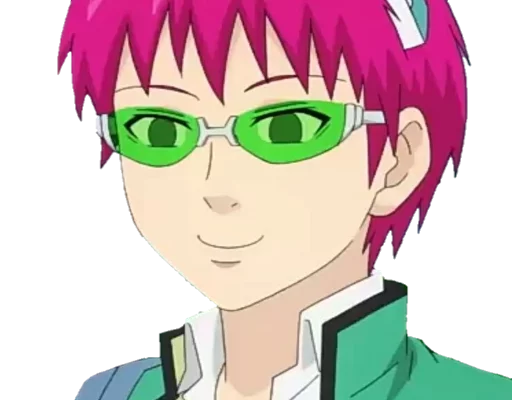 🙂 Стикер «Saiki KusuOH~» для Telegram