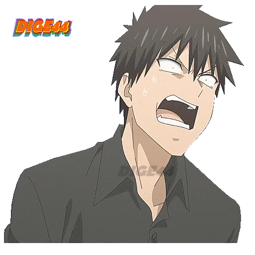 😱 Стикер «SHINICHI UZAKI CHAN WANTS TO HANG OUT» для Telegram