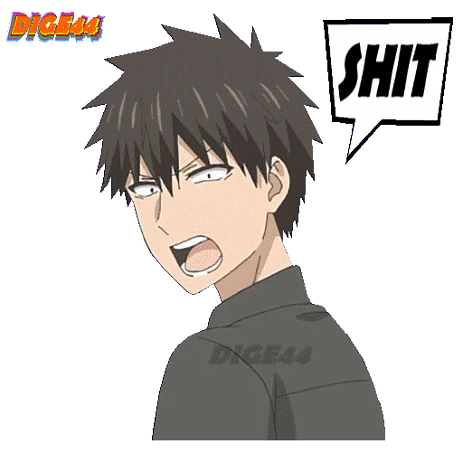 💩 Стикер «SHINICHI UZAKI CHAN WANTS TO HANG OUT» для Telegram