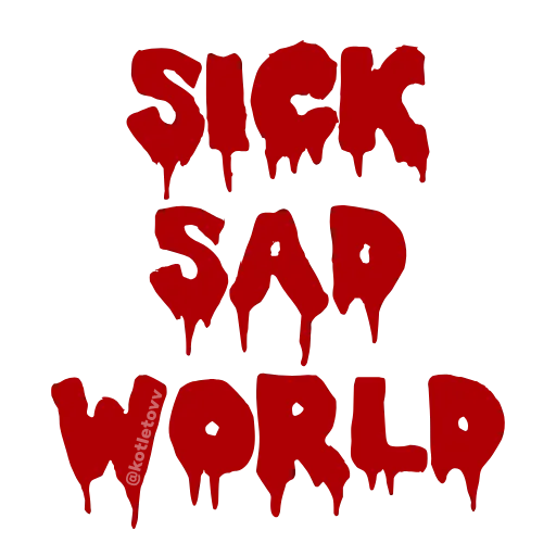 Обложка набора Sick Sad World