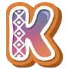 Стикер 12 Пряничный Алфавит
