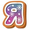 Стикер 33 Пряничный Алфавит