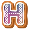 Стикер 15 Пряничный Алфавит