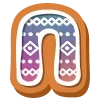 Стикер 17 Пряничный Алфавит