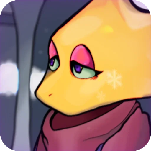 ❄ Стикер «ᴜɴᴅᴇʀꜰᴇʟʟ ᴀʟᴘʜʏs ʙʏ» для Telegram