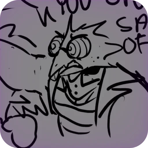 🤬 Стикер «ᴜɴᴅᴇʀꜰᴇʟʟ ᴀʟᴘʜʏs ʙʏ» для Telegram