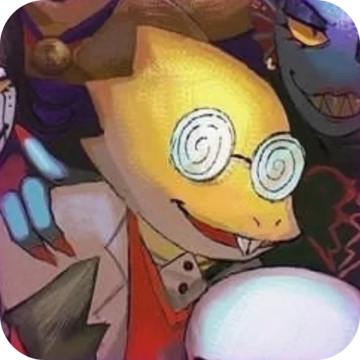 🤓 Стикер «ᴜɴᴅᴇʀꜰᴇʟʟ ᴀʟᴘʜʏs ʙʏ» для Telegram