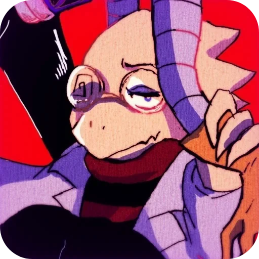 👹 Стикер «ᴜɴᴅᴇʀꜰᴇʟʟ ᴀʟᴘʜʏs ʙʏ» для Telegram