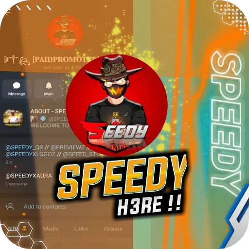 🖼 Стикер «SPEEDYx AURA» для Telegram