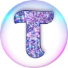 😗 Эмодзи «Буквы в пузырях» для Telegram
