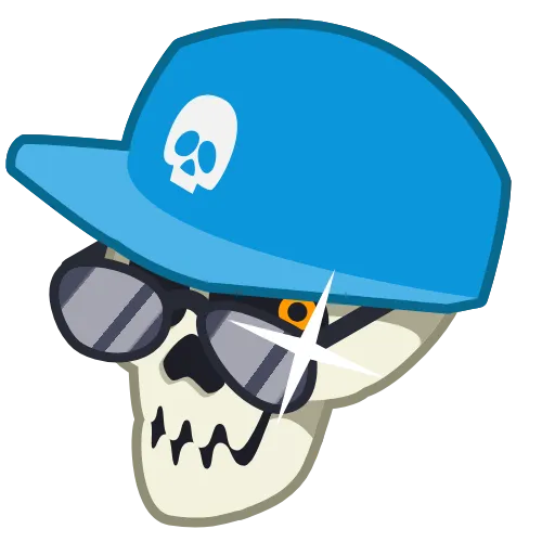 Стикер 15 Skull #emoji