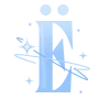 🧊 Эмодзи «Голубые буквы, разделители» для Telegram