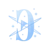 🧊 Эмодзи «Голубые буквы, разделители» для Telegram