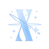 🧊 Эмодзи «Голубые буквы, разделители» для Telegram
