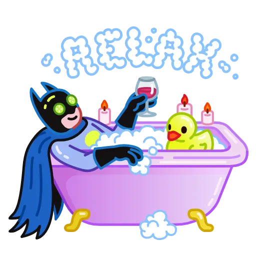 Стикер 20 Sad Batman