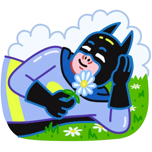 Стикер 16 Sad Batman