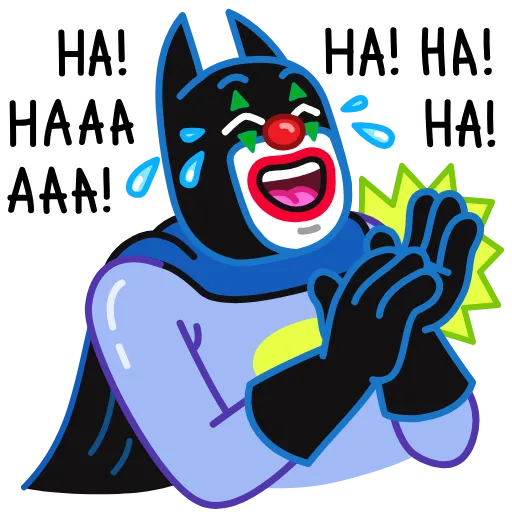 Стикер 8 Sad Batman