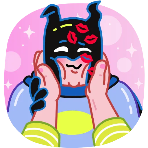 Стикер 2 Sad Batman