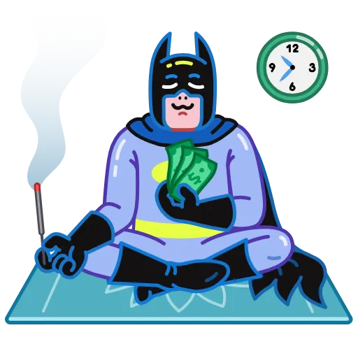Стикер 31 Sad Batman