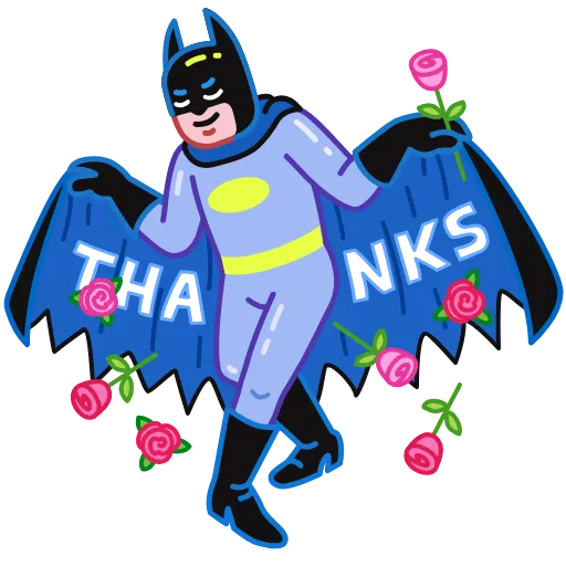 Стикер 25 Sad Batman