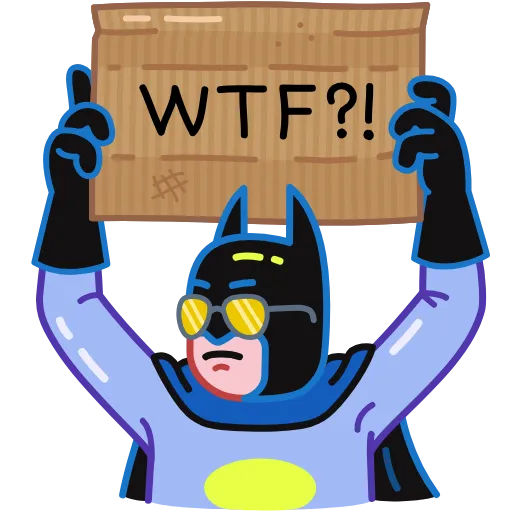 Стикер 11 Sad Batman
