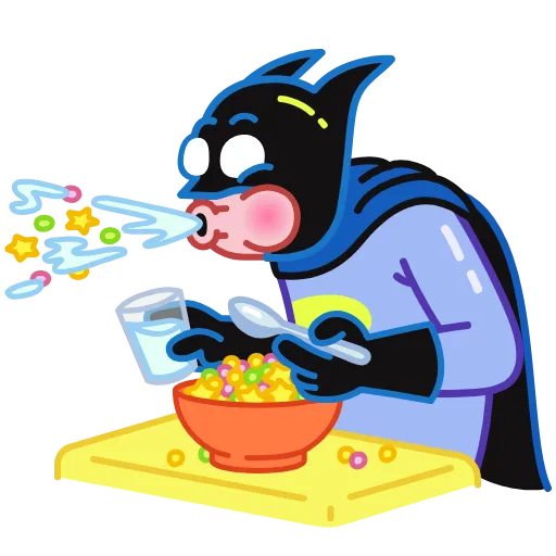 Стикер 32 Sad Batman